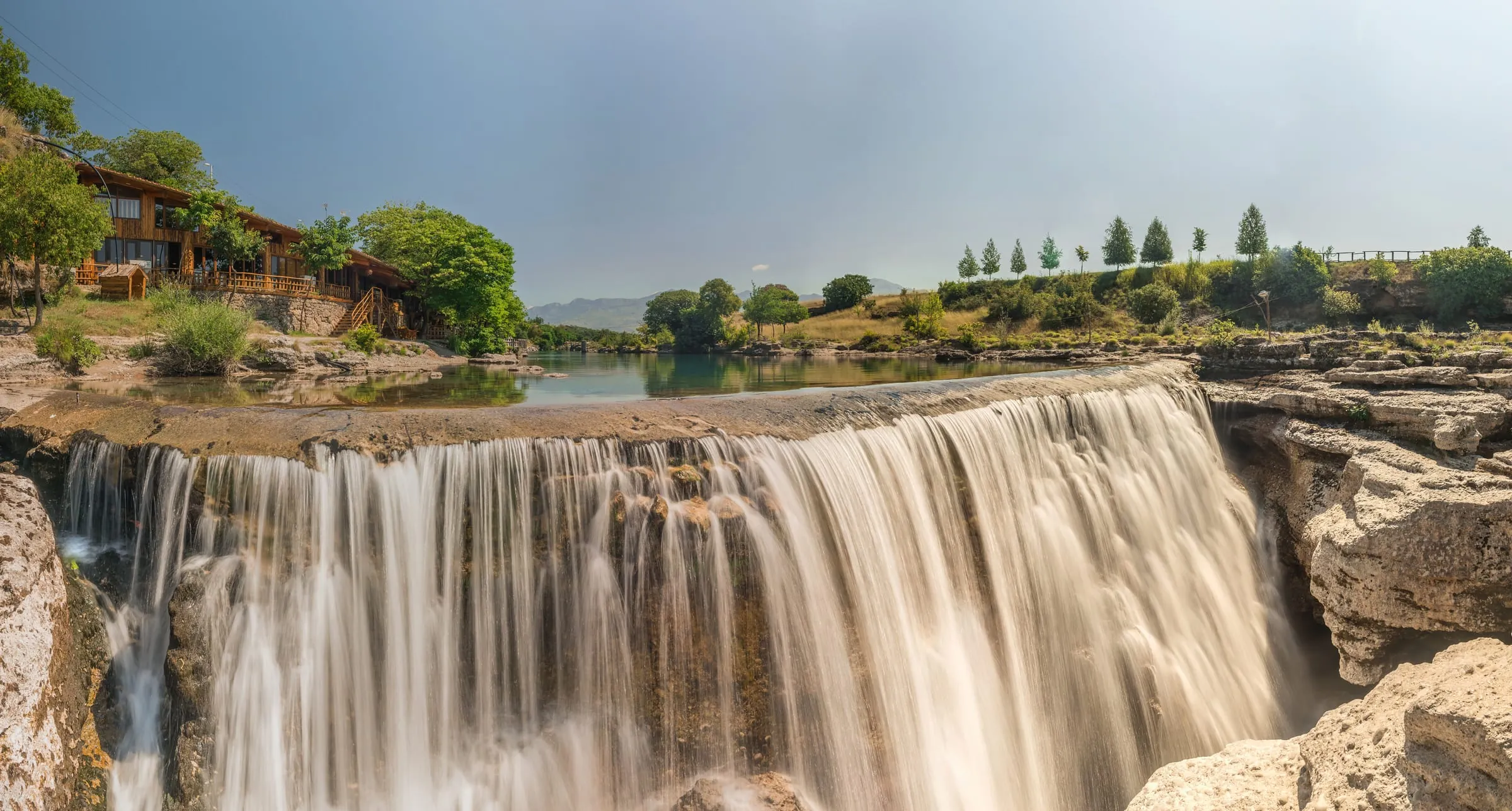 Countryside landscape of the Zeta valley